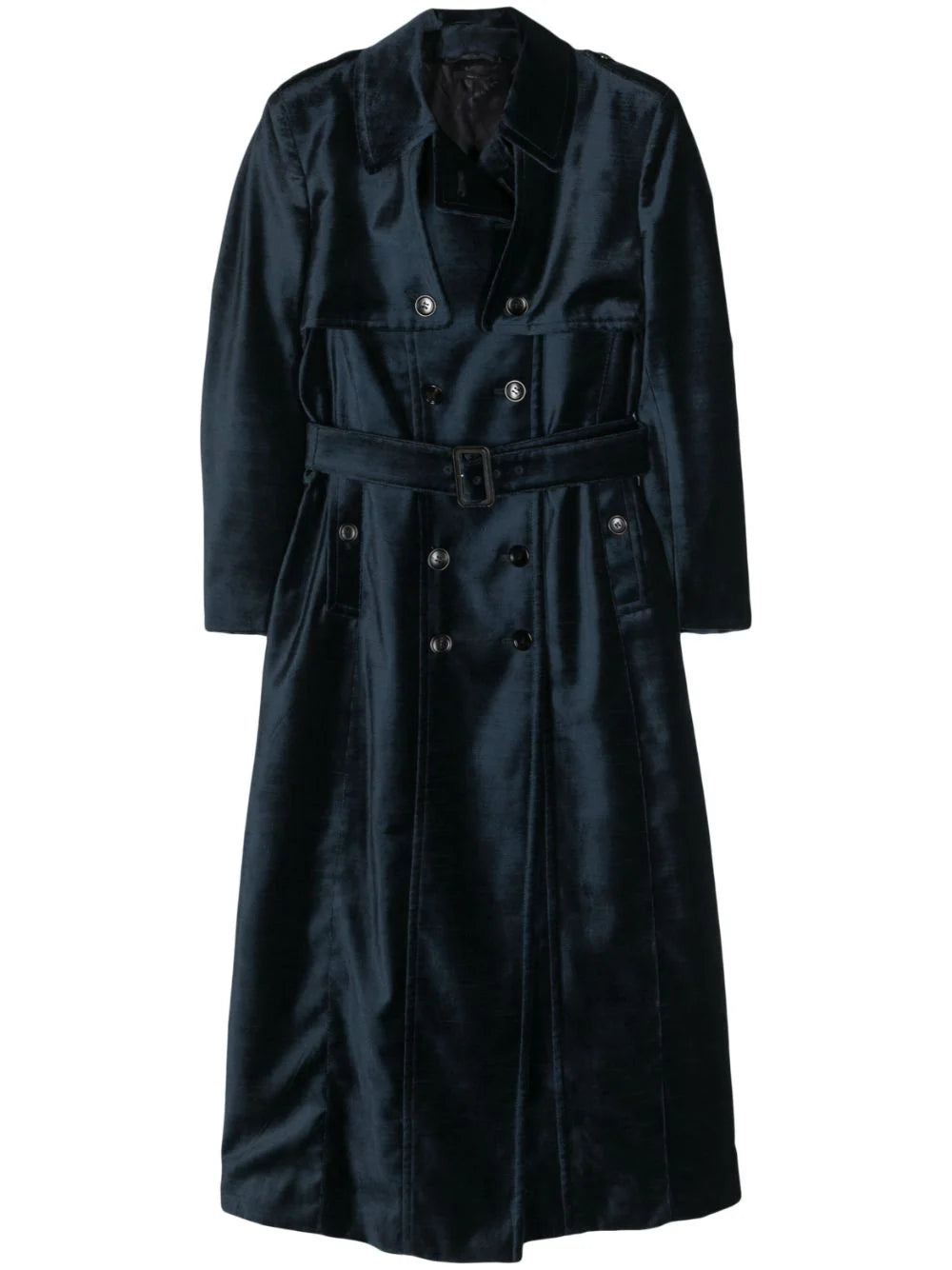 Trench coat with belt