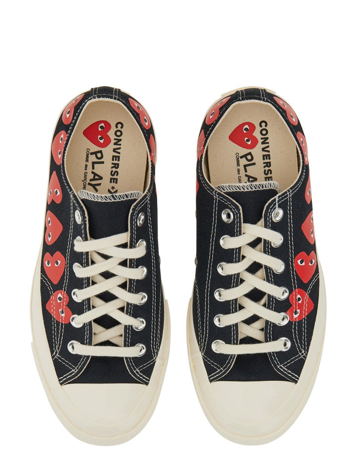 Comme Des Garçon Play x Converse Sneakers - Black | Wanan Luxury