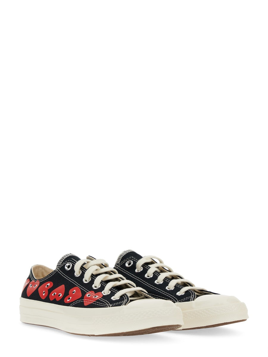 Comme Des Garçon Play x Converse Sneakers - Black | Wanan Luxury