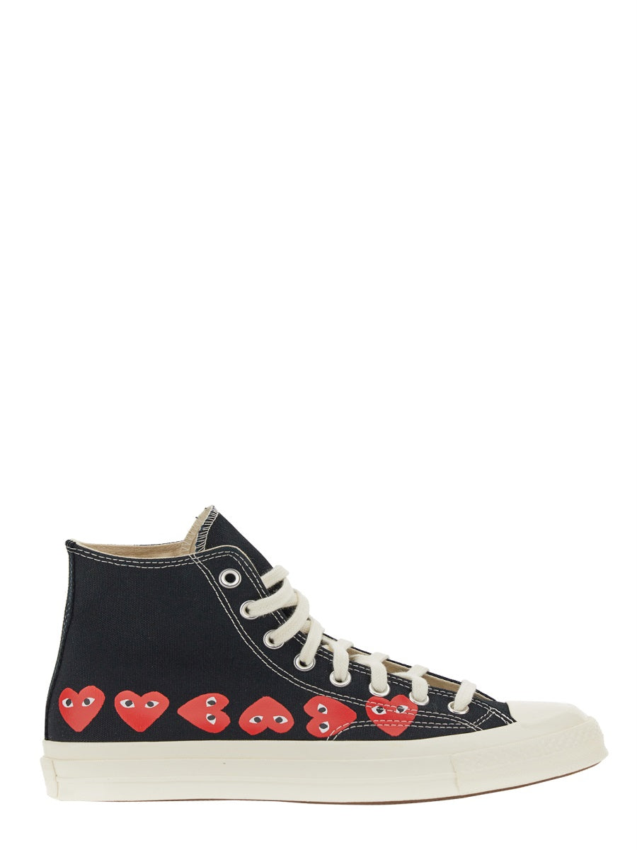 Comme Des Garçon Play x Converse Sneakers - Black | Wanan Luxury