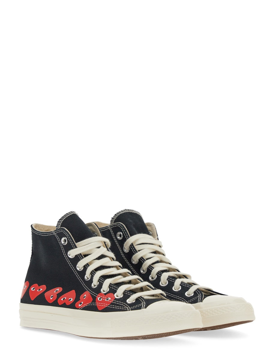 Comme Des Garçon Play x Converse Sneakers - Black | Wanan Luxury