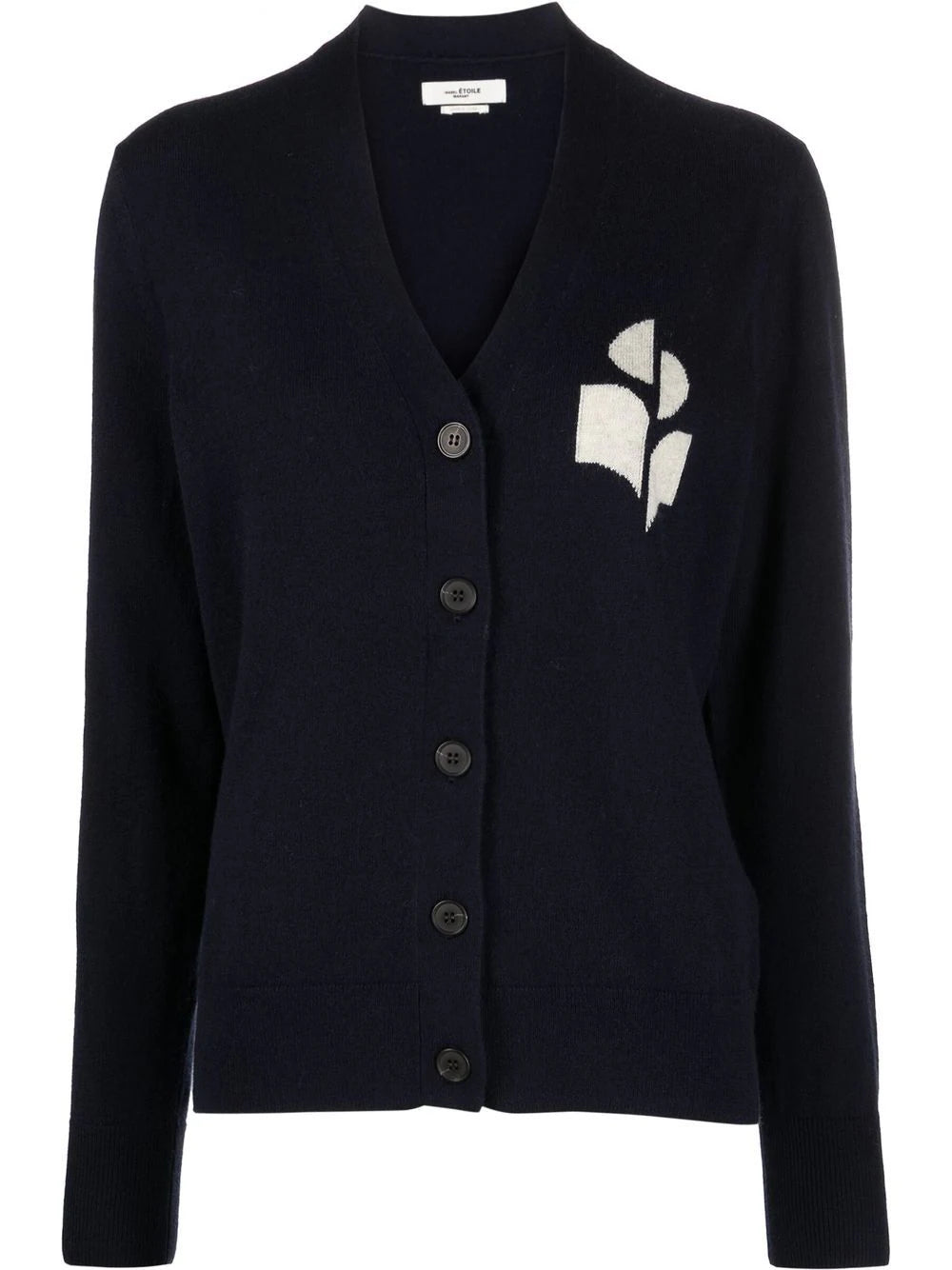 Cardigan with logo