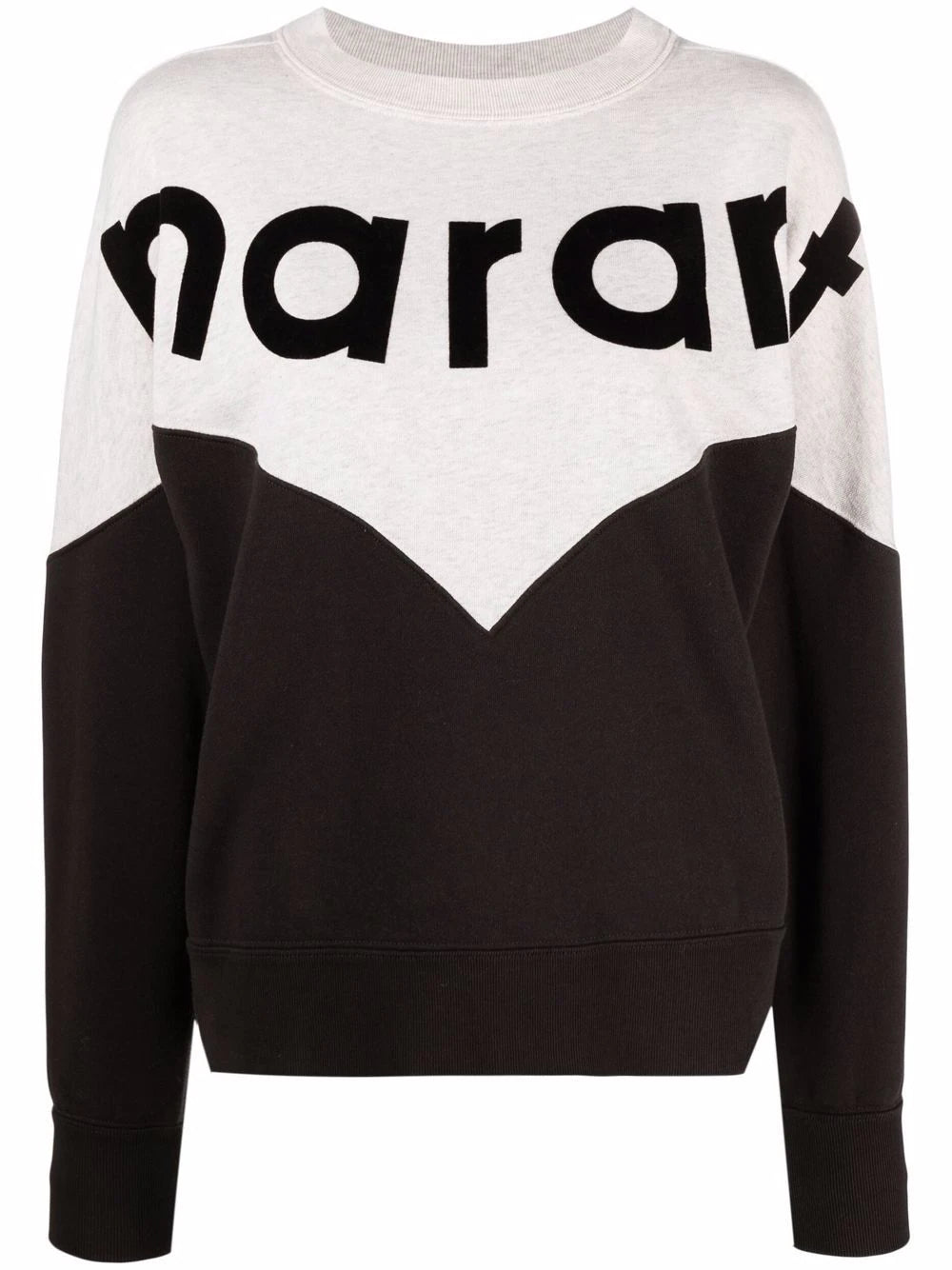 Two-tone crewneck sweatshirt