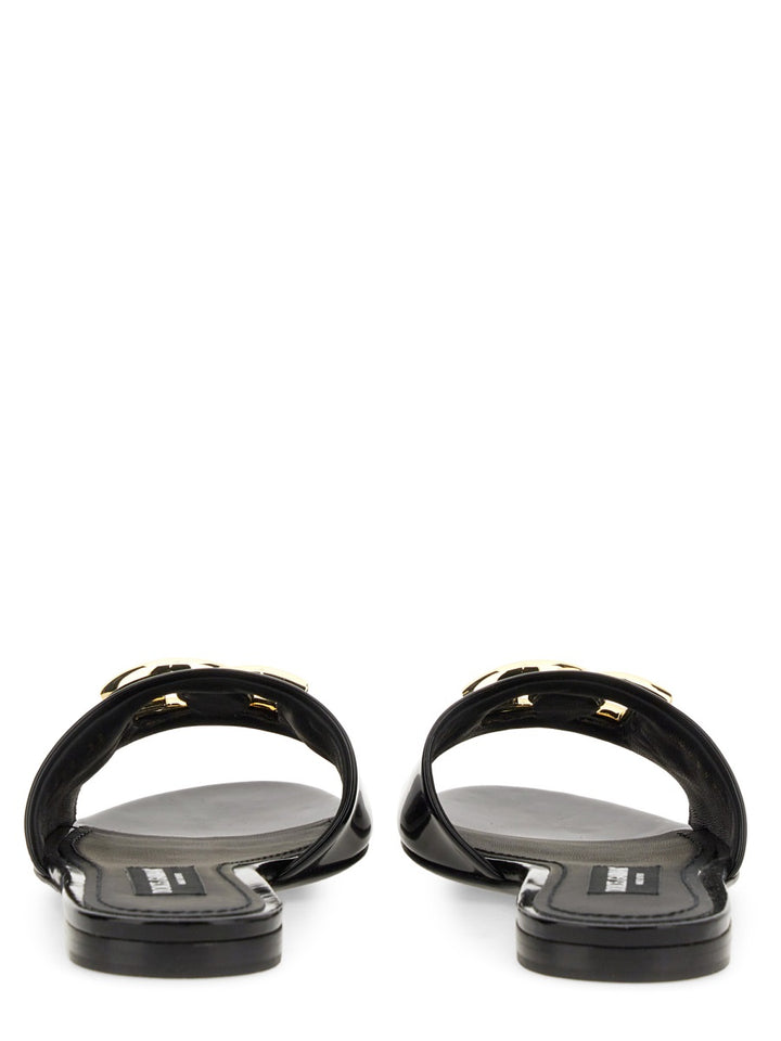 Dolce & Gabbana Sandals - Black | Wanan Luxury