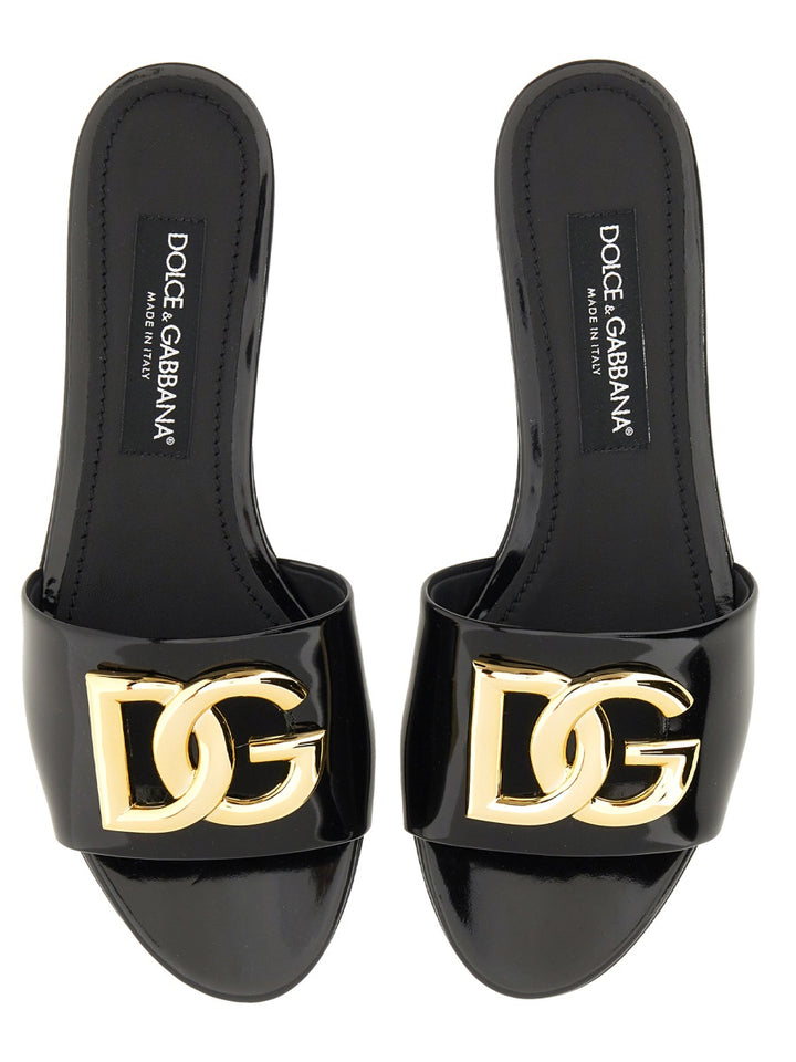 Dolce & Gabbana Sandals - Black | Wanan Luxury