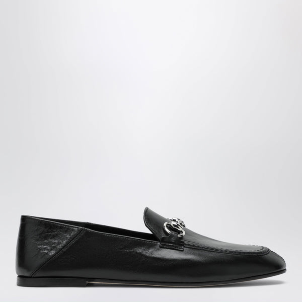 Jordaan Soft Horsebit Leather Loafers In Black