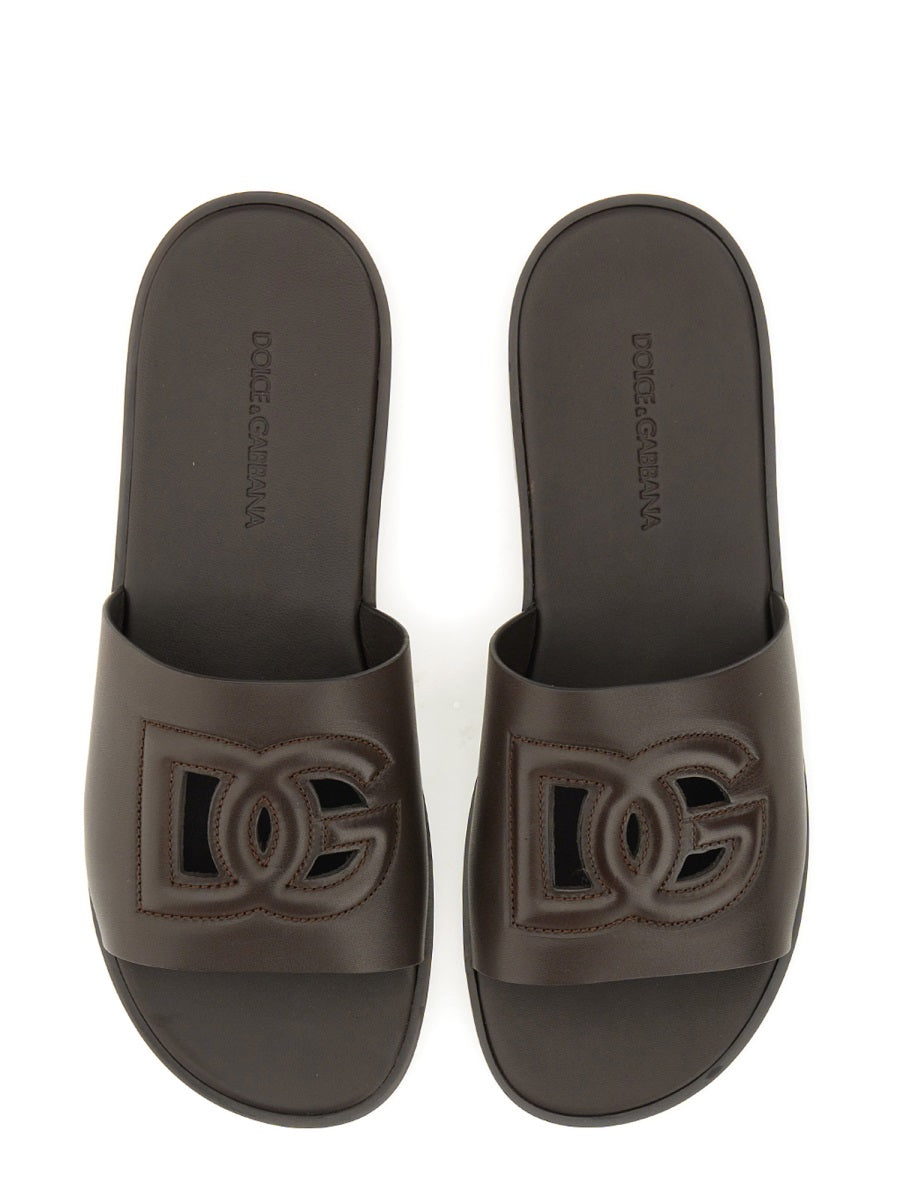 Dolce & Gabbana Sandals - Brown | Wanan Luxury