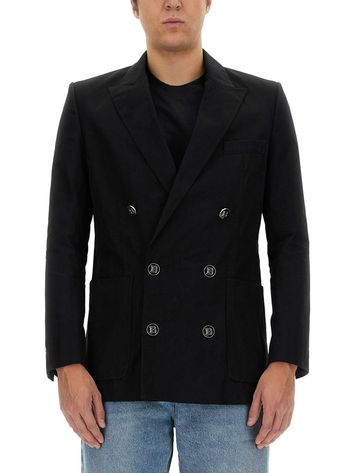 Balmain Jackets - Black | Wanan Luxury