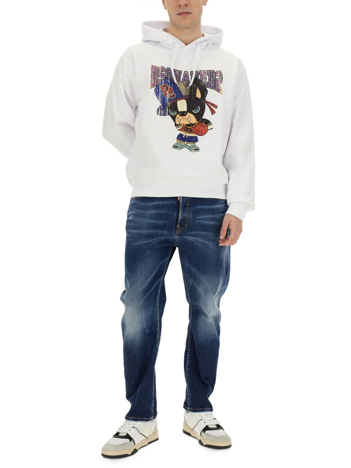 Dsquared2 Sweatshirts - White | Wanan Luxury