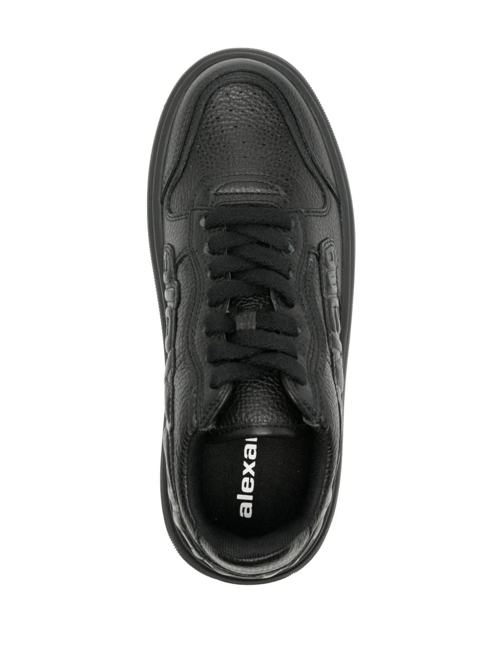 Sneakers with embossed logo