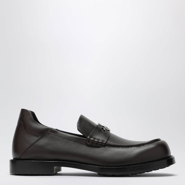Comfy Loafers In Mocha Leather