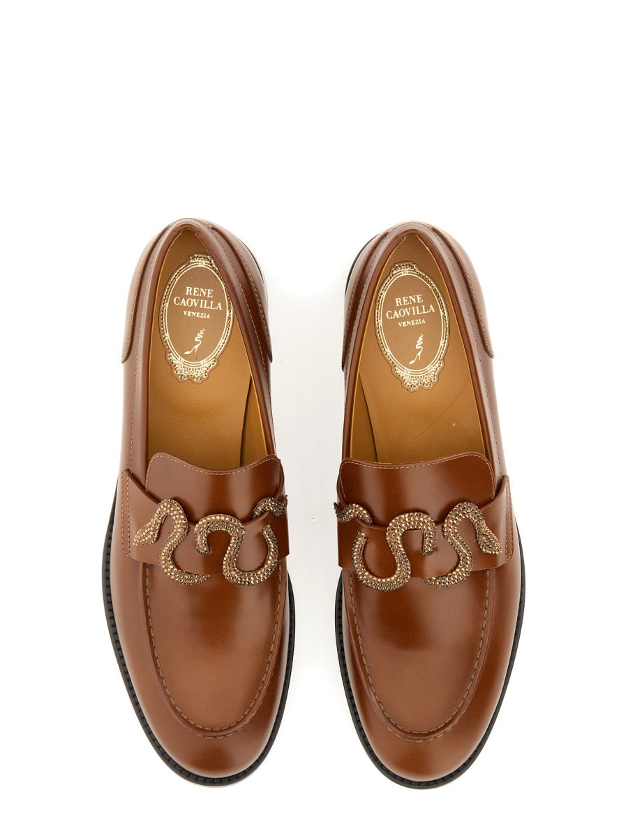 René Caovilla Loafers - Beige | Wanan Luxury