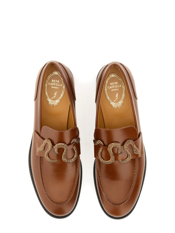 René Caovilla Loafers - Beige | Wanan Luxury
