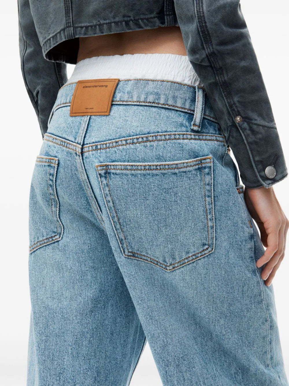 Wide leg jeans