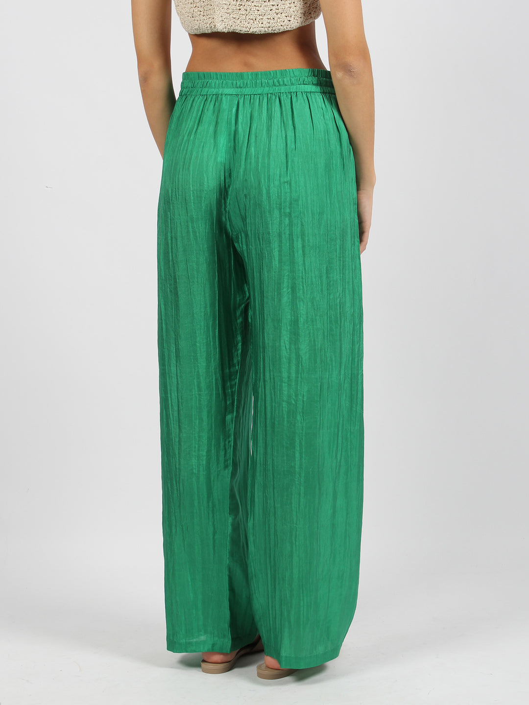 Silk trousers