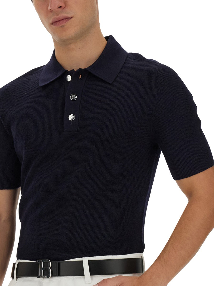 Balmain Polo - Blue | Wanan Luxury