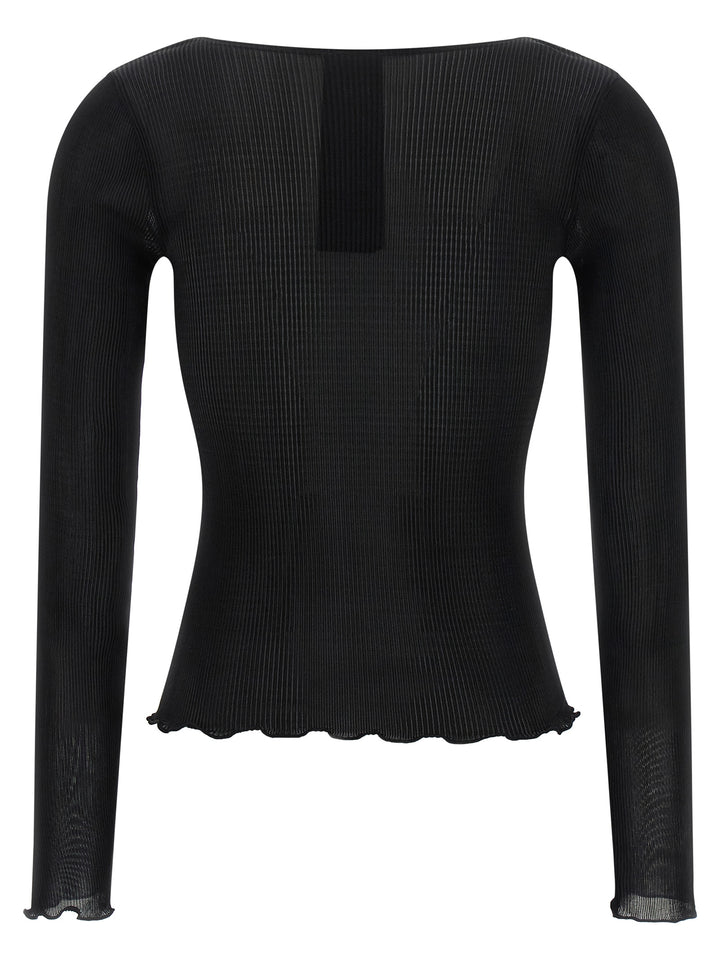 Saint Laurent Cassandre Tops - Black | 9c7039724c7c65de7fc82f5be2811e37d6e2d15c