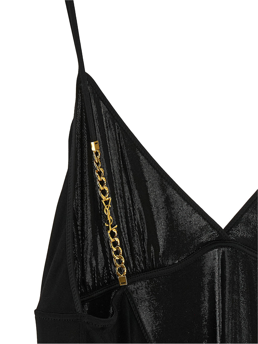 Saint Laurent Cassandre Tops - Black | d30a70721ad1ee5feb8db9ddd25d1f1aa99392b1