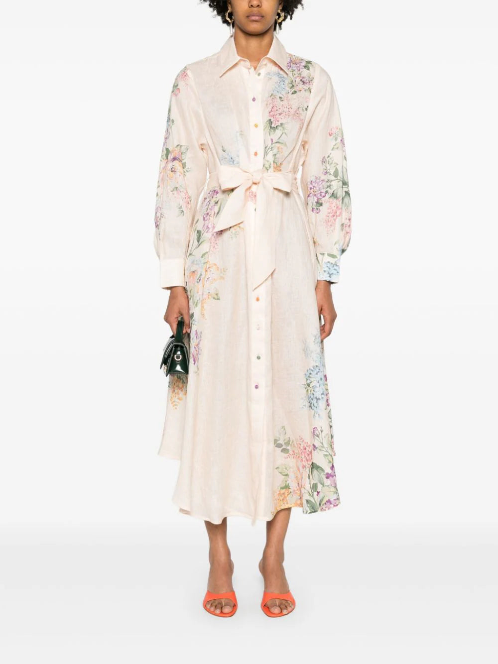 Halliday floral shirt dress