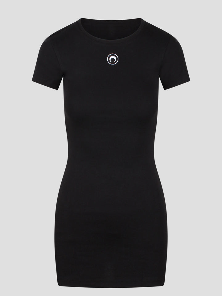 Organic cotton rib t-shirt dress