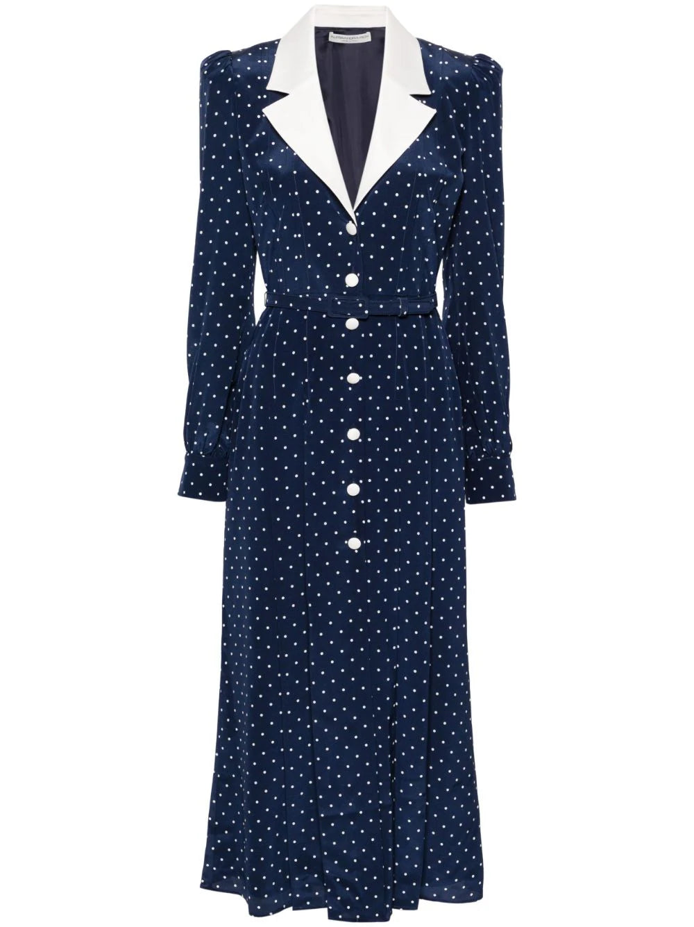 Polka dot midi dress