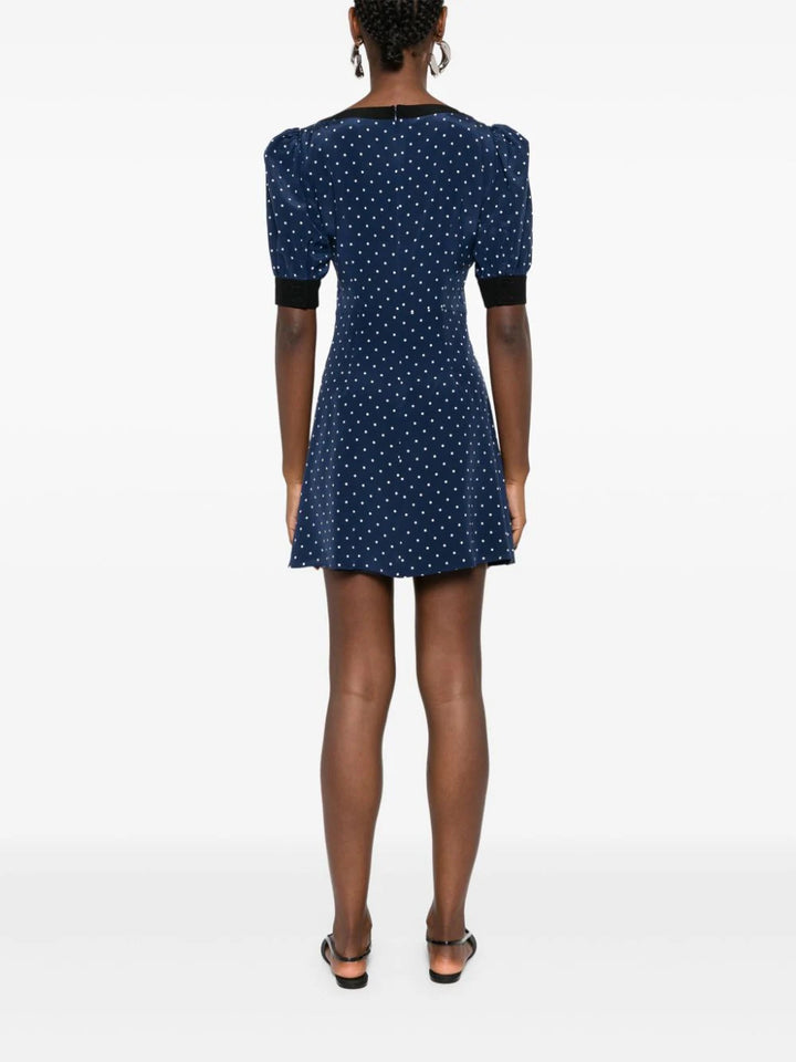 Short polka dot dress