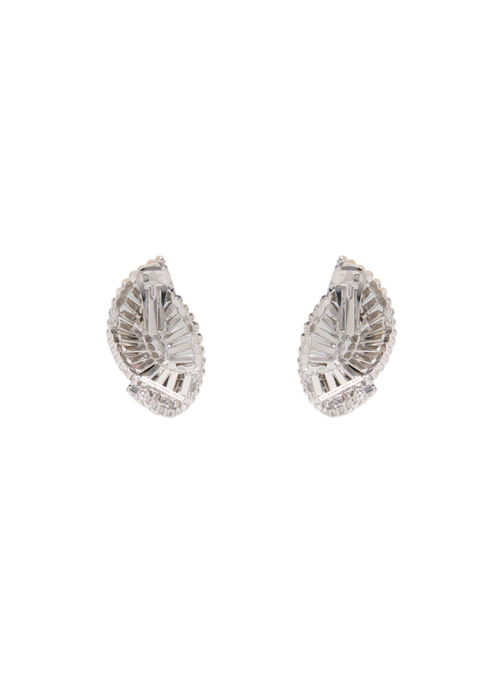 Crystal shell earrings