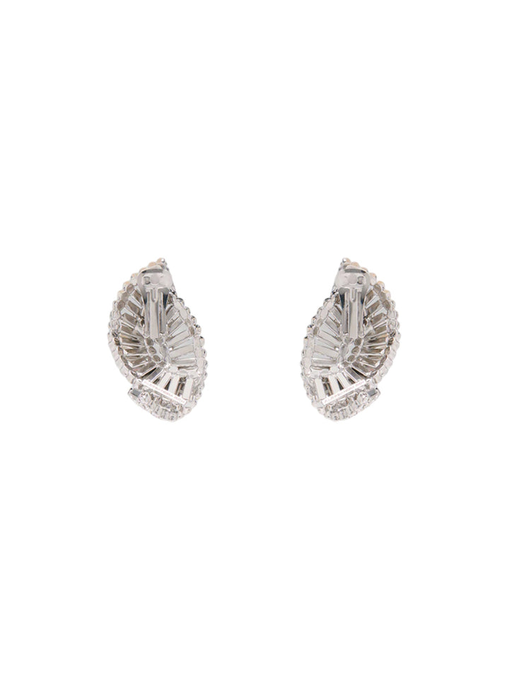 Crystal shell earrings