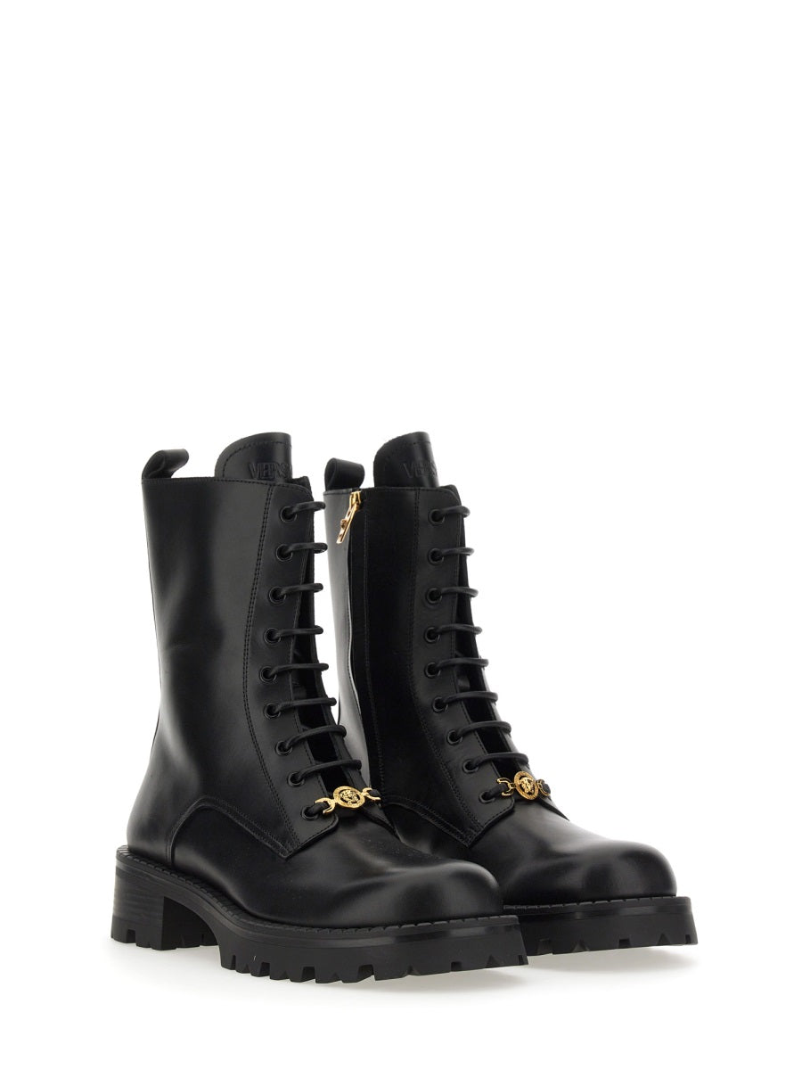 Versace Boots - Black | Wanan Luxury
