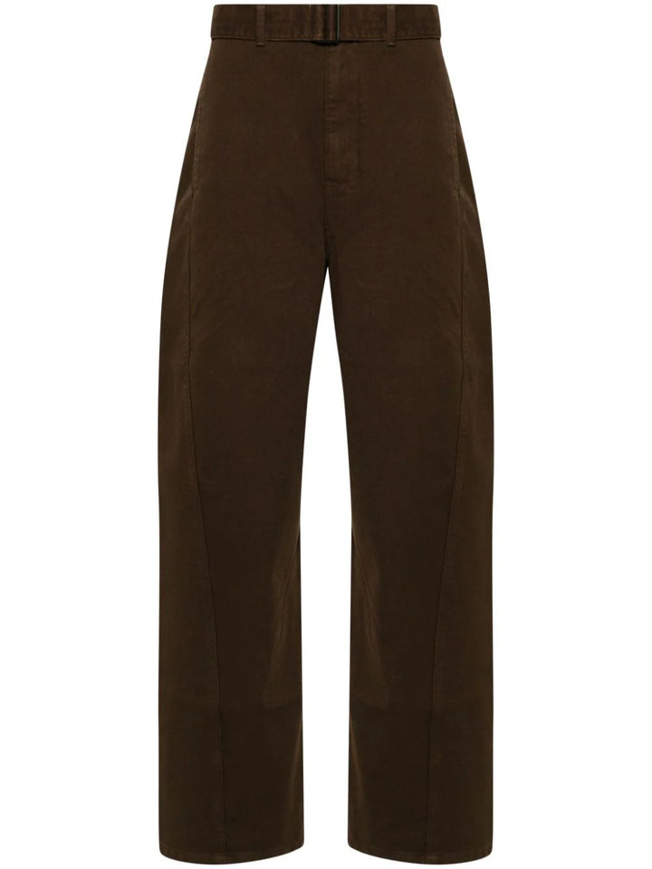 Twisted belted twisted belted pants