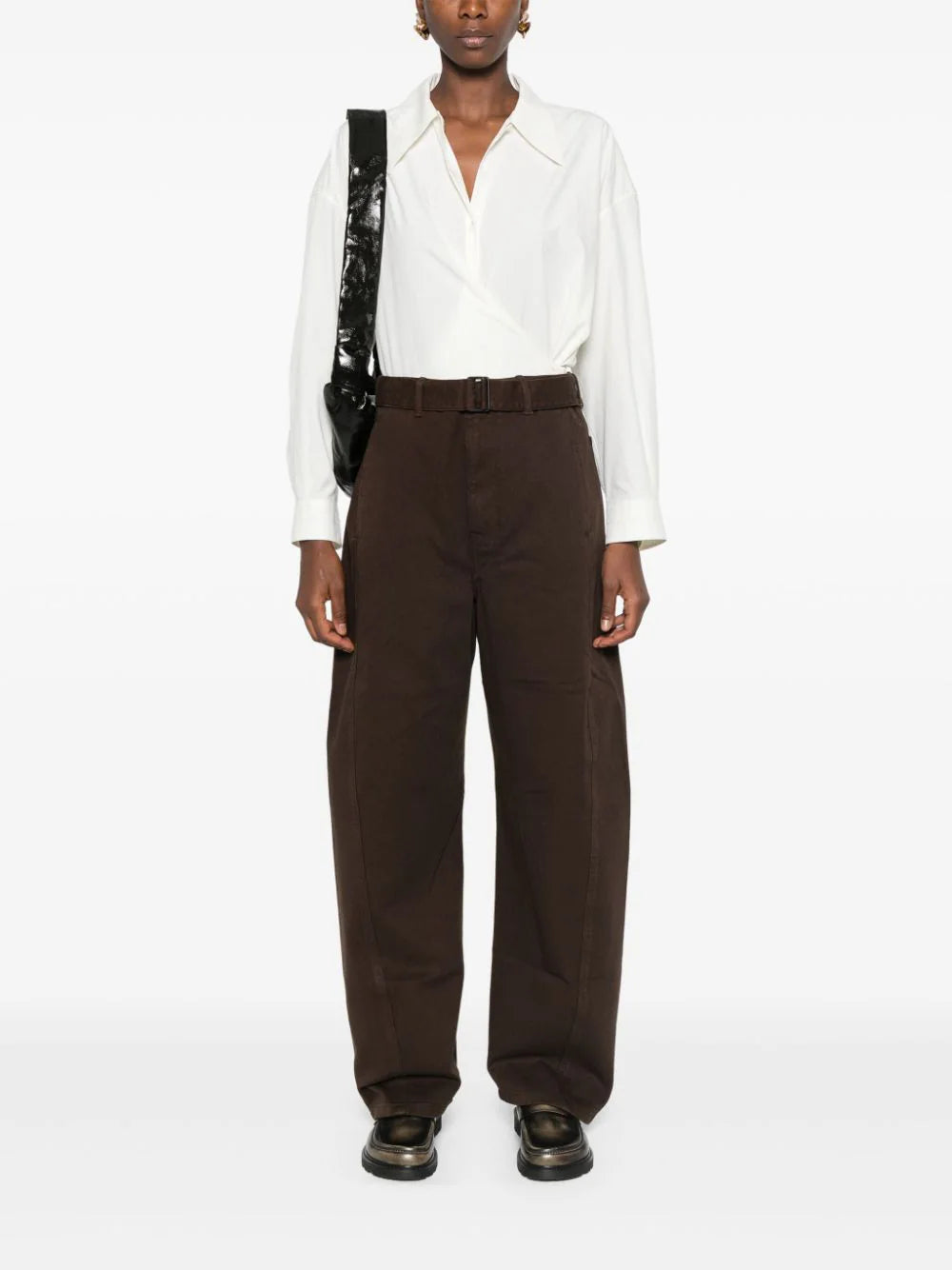 Twisted belted twisted belted pants