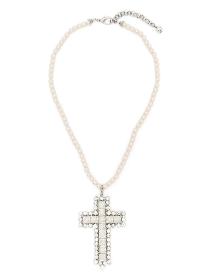 Necklace with crystal cross