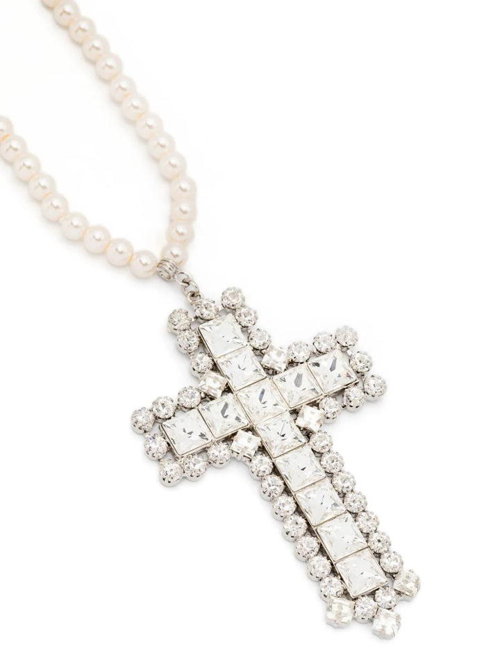 Necklace with crystal cross