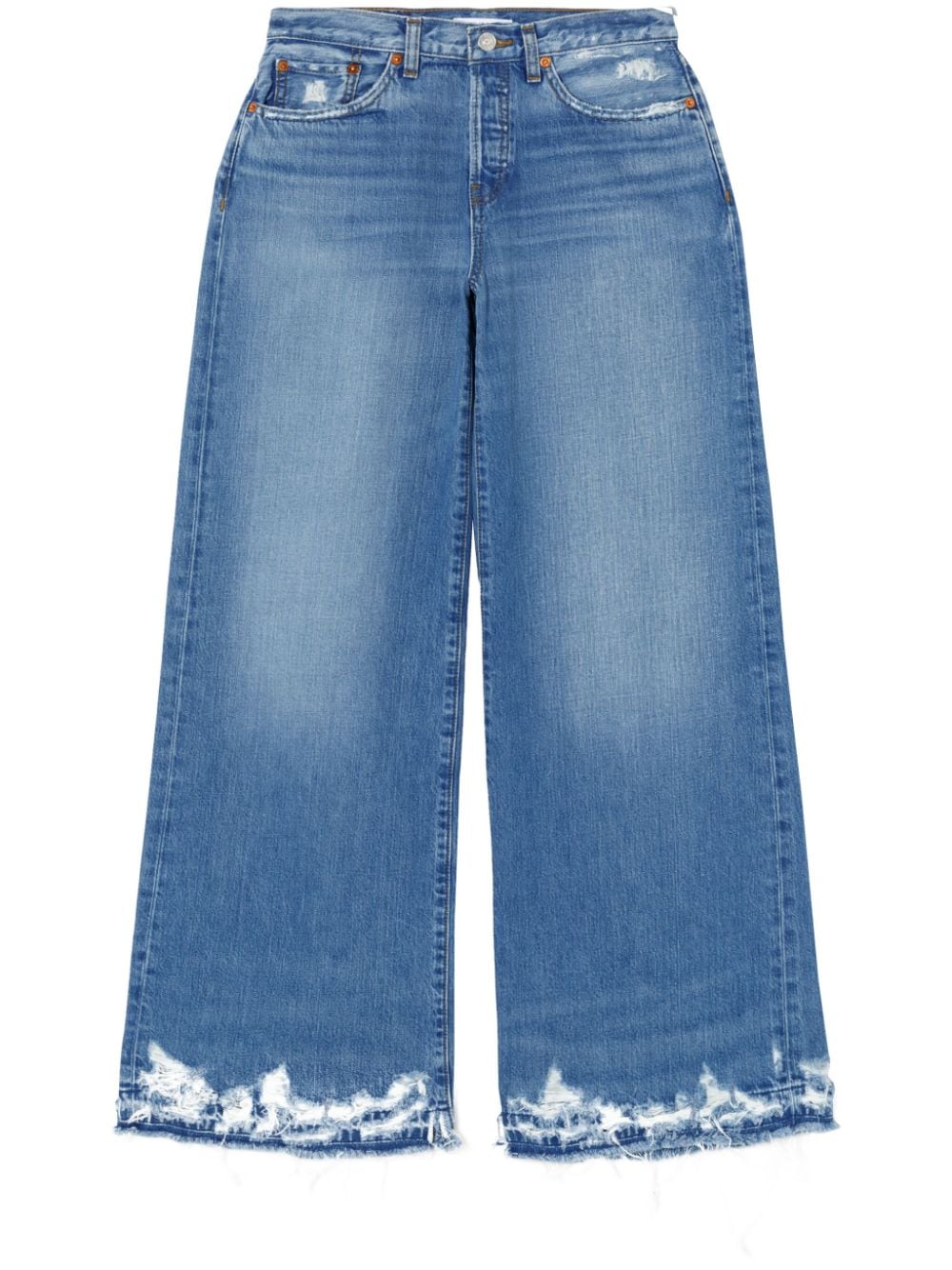 Mid-rise jeans