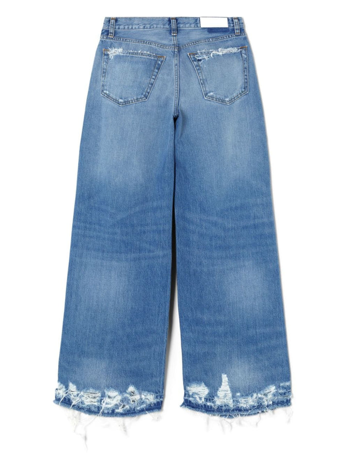 Mid-rise jeans