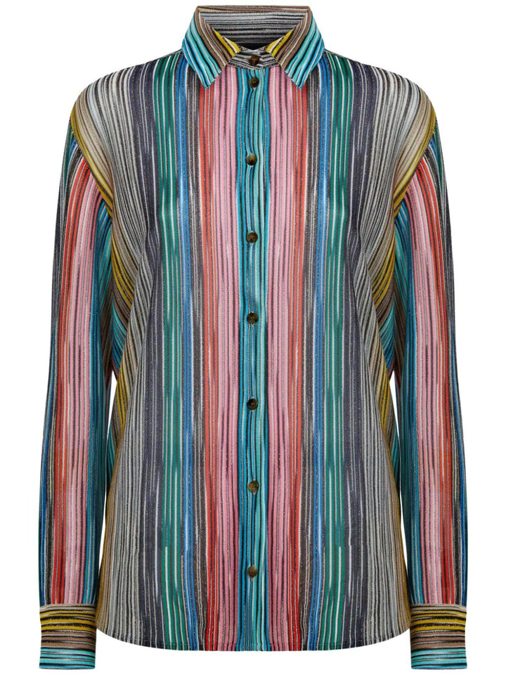 Striped ribbed shirt