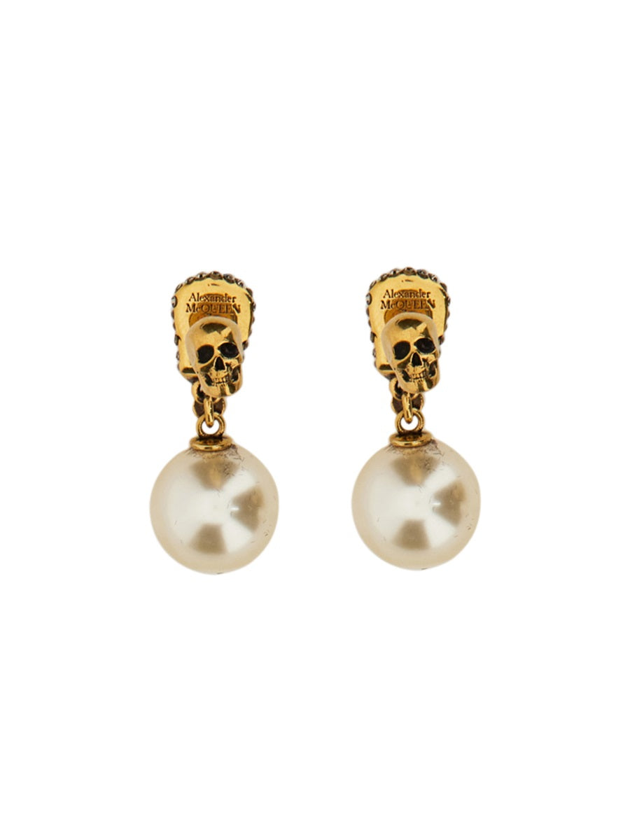 Alexander McQueen Earrings - Gold | Wanan Luxury