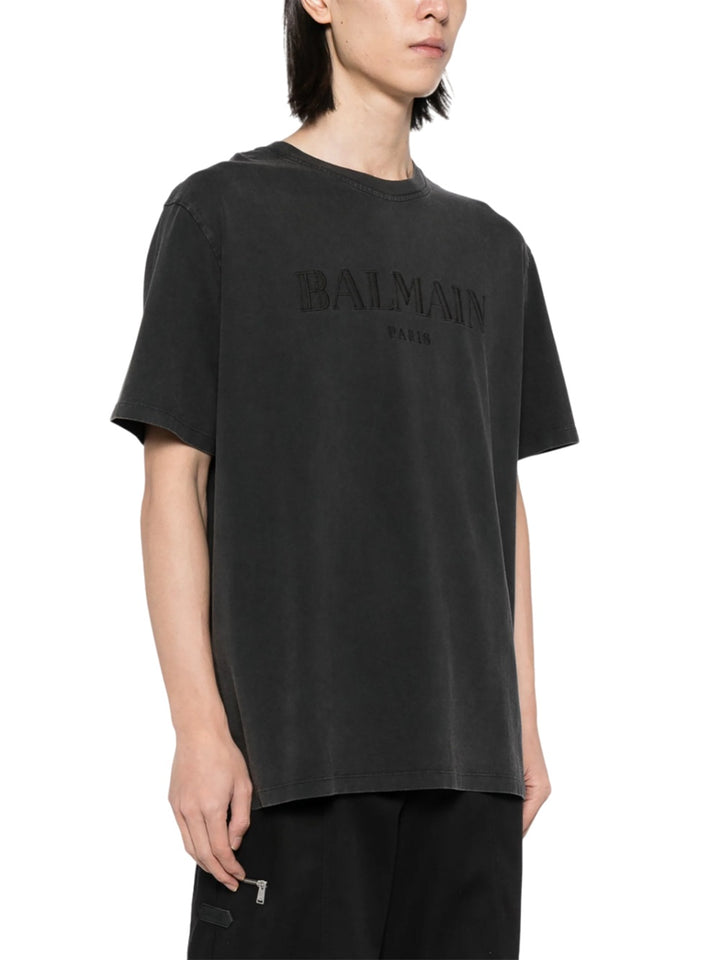 T-shirt with Vintage Balmain embroidery