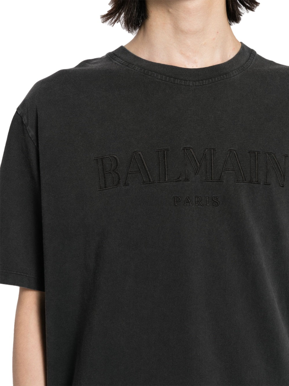 T-shirt with Vintage Balmain embroidery