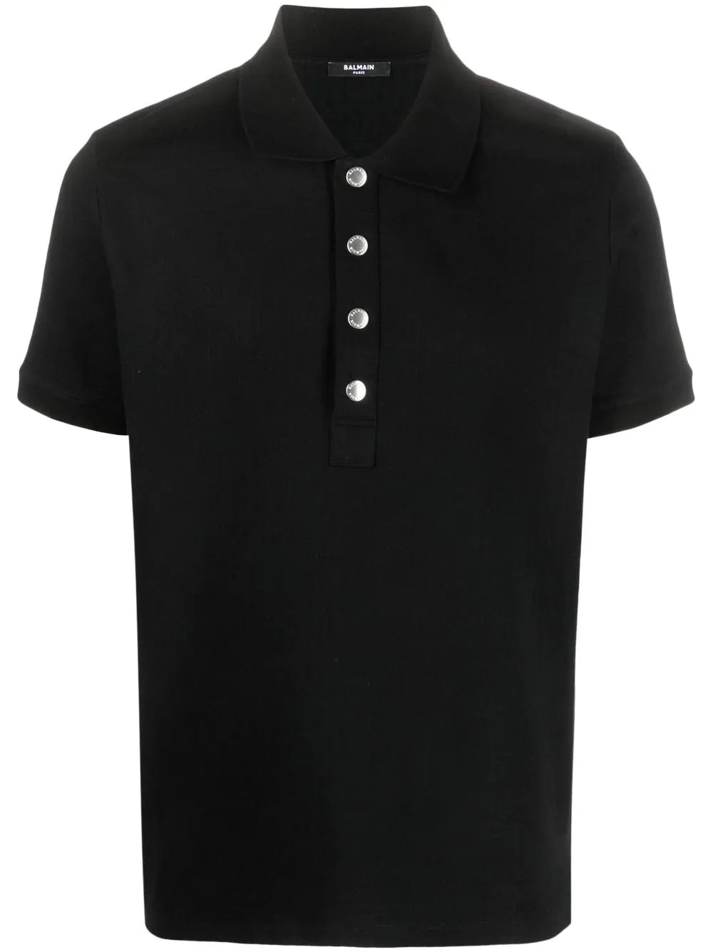 Piqué polo shirt with monogram motif