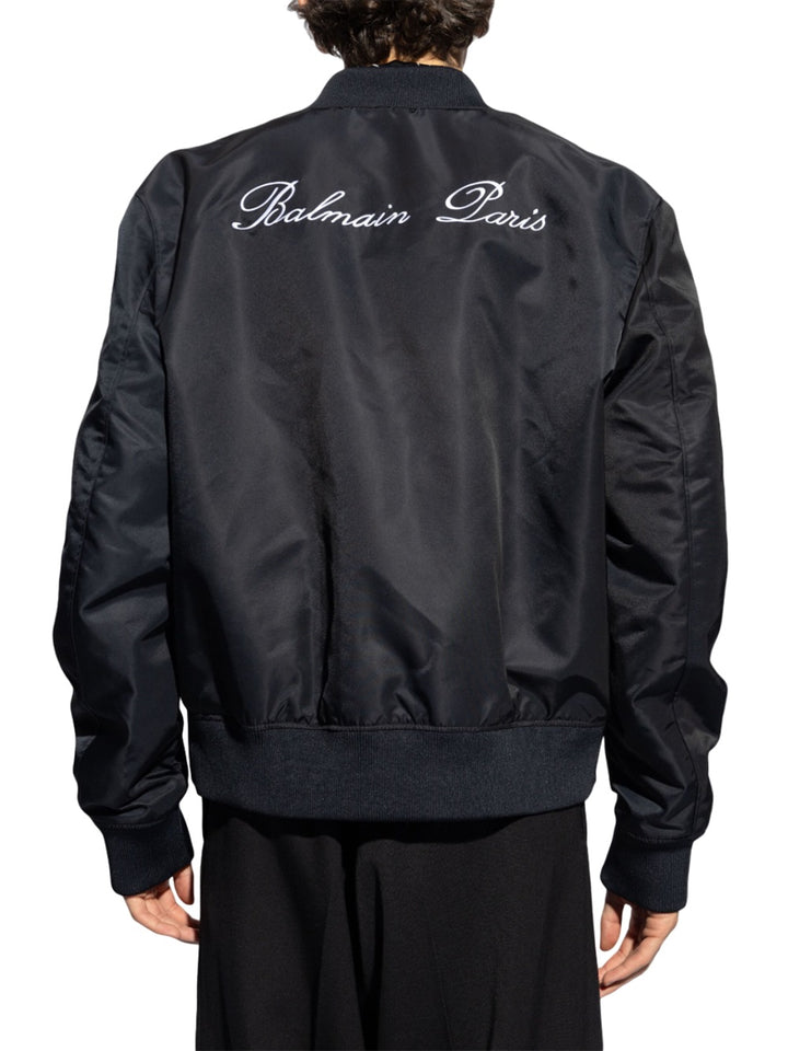 Bomber jacket with embroidery