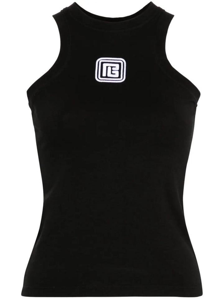 Tank top with PB monogram