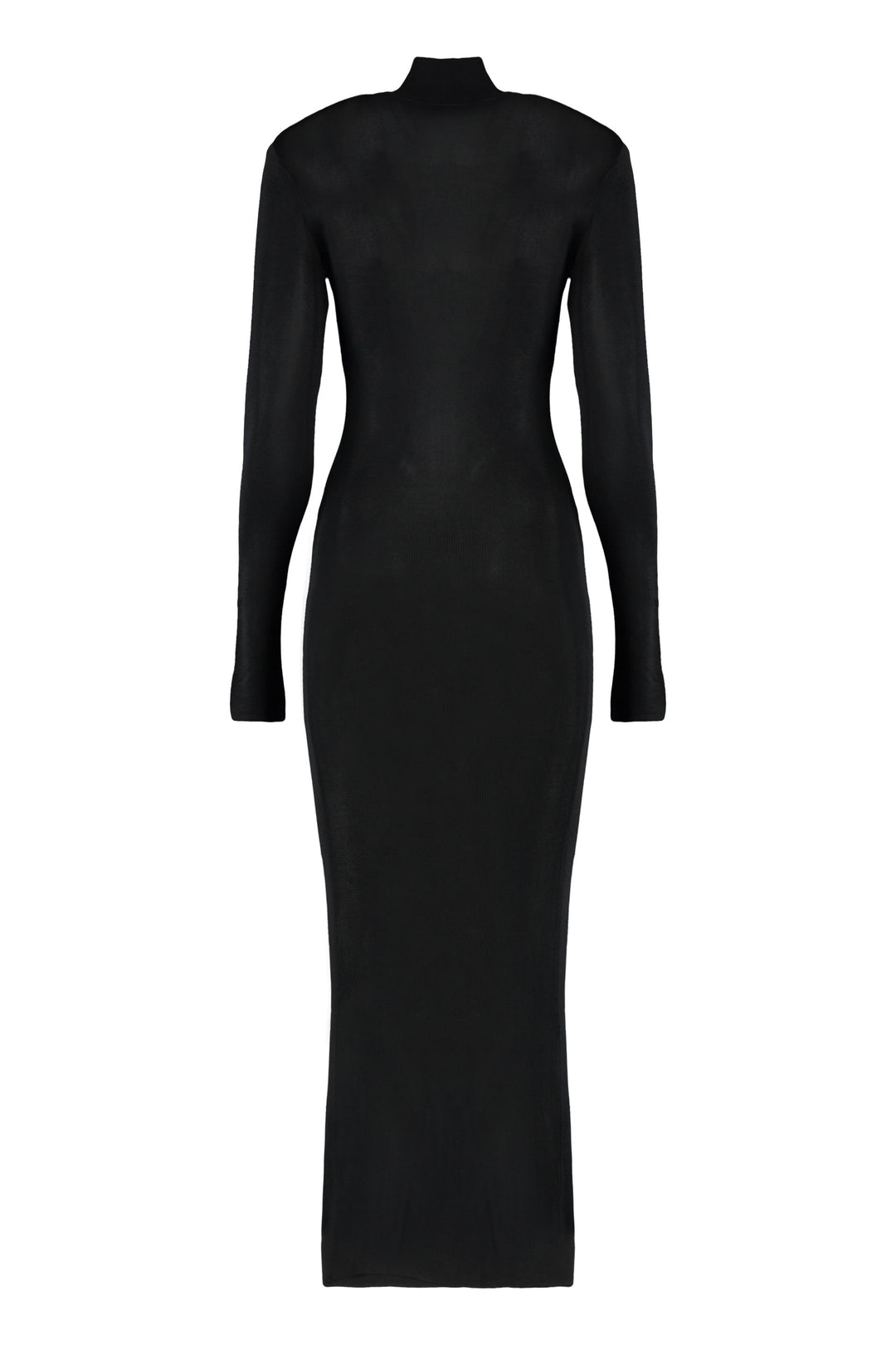 Knitted Maxi Dress Dresses Black