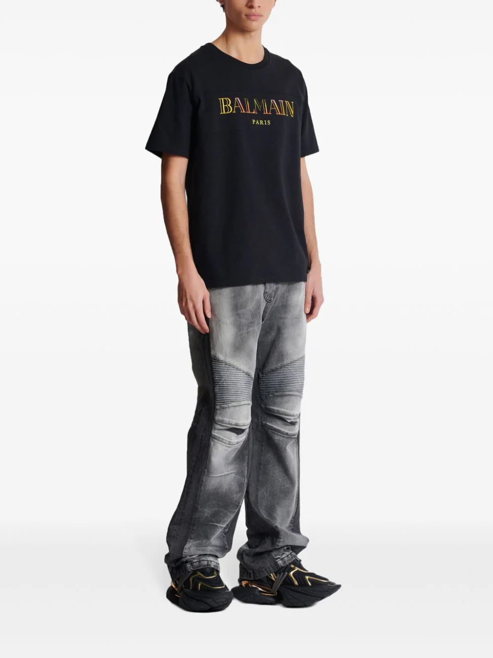 Vintage Balmain t-shirt with embroidery