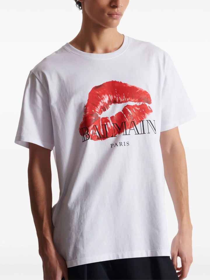 T-shirt with Kiss print