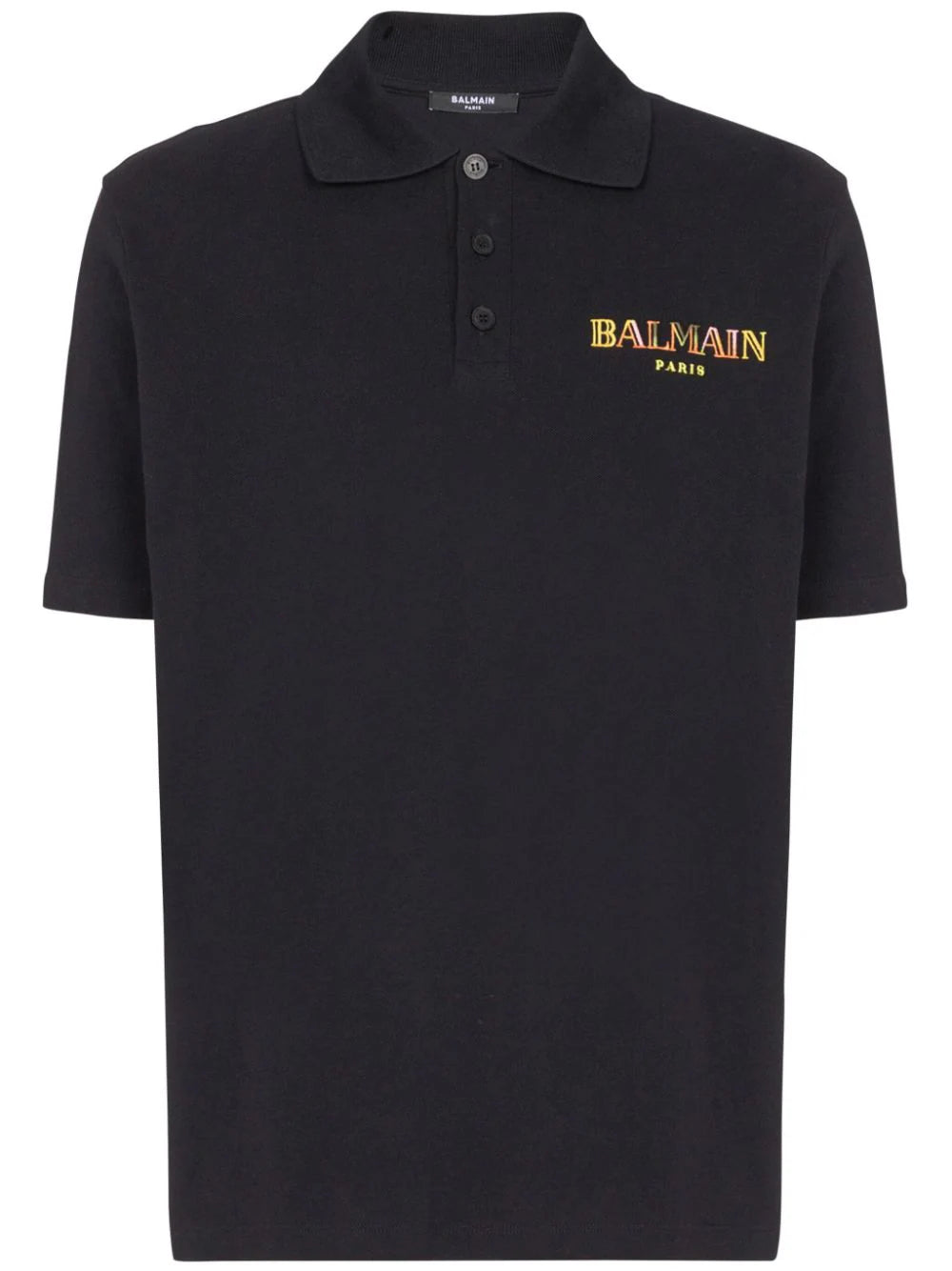 Polo shirt with Vintage Balmain embroidery