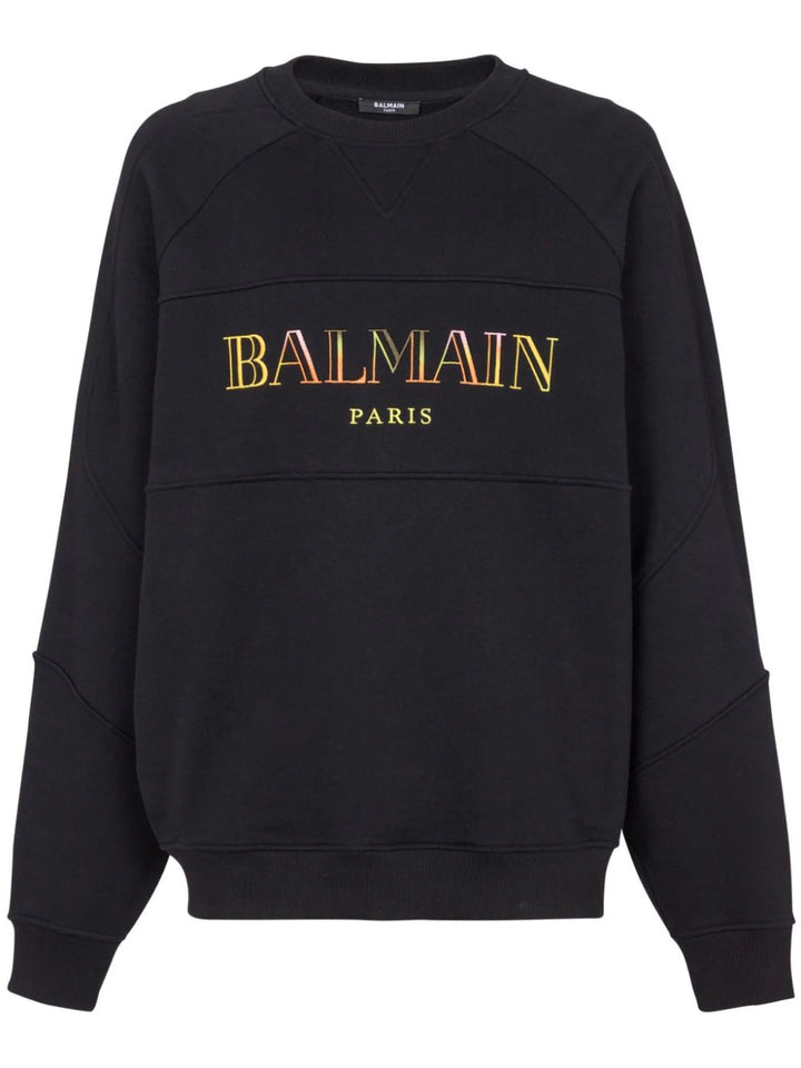 Oversized sweatshirt with embroidery