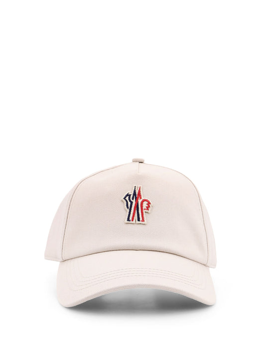 Cotton Baseball Hat With Logo Patch