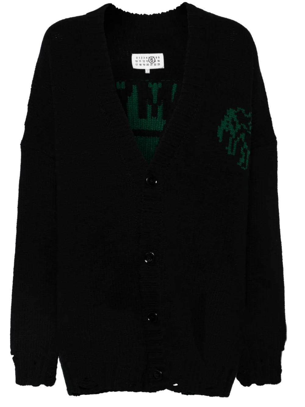 Cardigan with logo