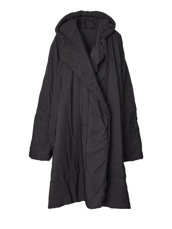 Hooded blanket sleeping bag coat